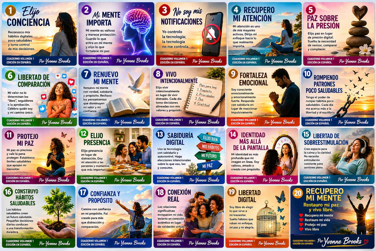 Affirmation Cards Spanish Volume 1